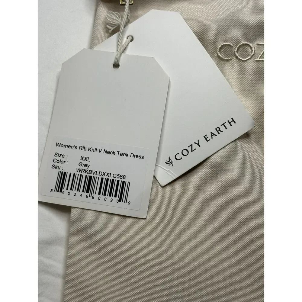 NWT Cozy Earth Gray Or Cream Colored Zippered Protective Dust Bags